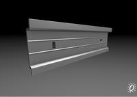 universal wall bracket for loads of SOMMER frame and lightbox profiles