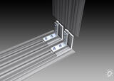 Corner angle set "130" - For double-sided aluminium profile "130" (7004-23)