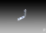 universal mounting angles large - For usage in SOMMER double sided lightbox profiles