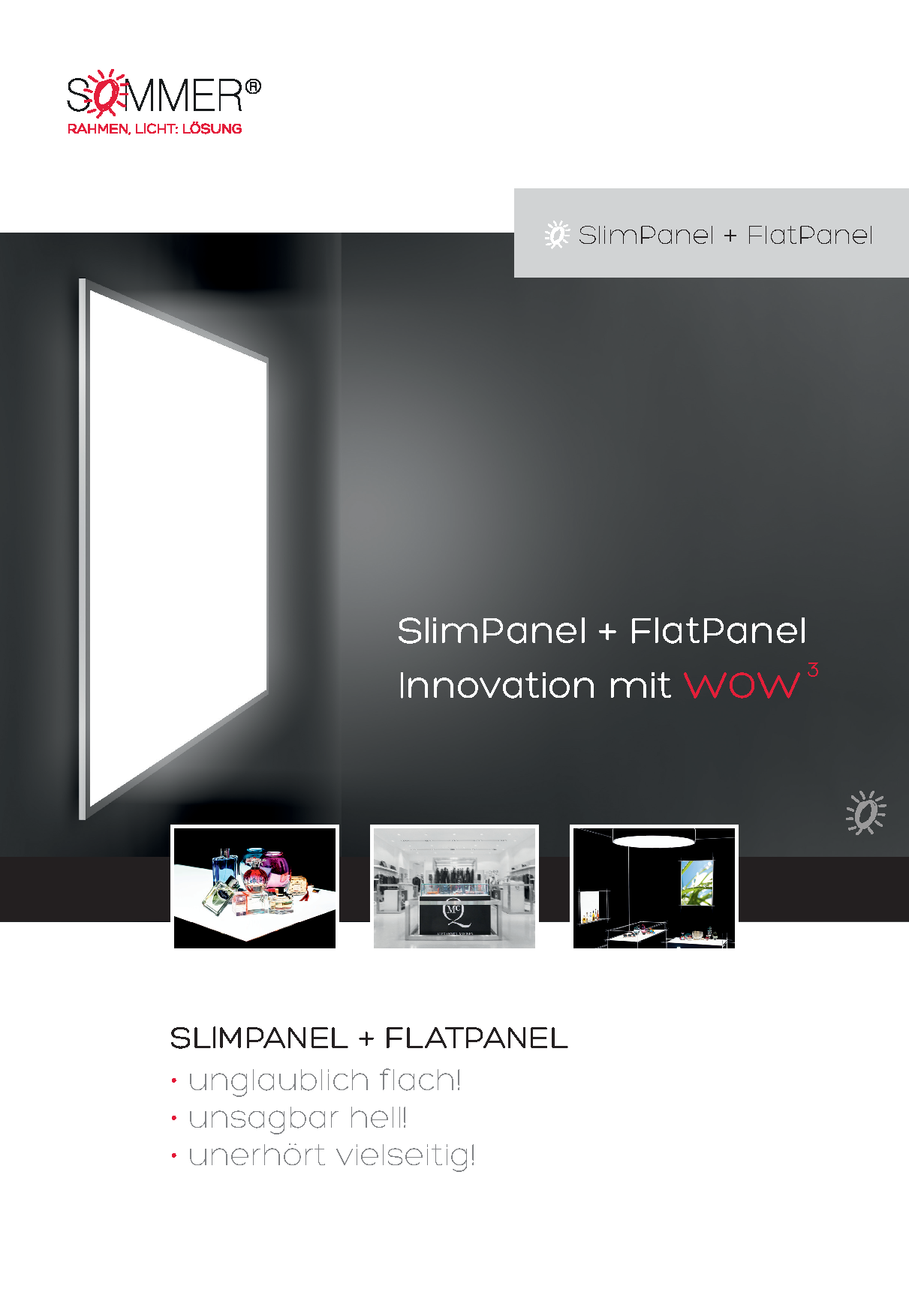 SlimPanel / FlatPanel Broschüre