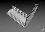 LED Stripe 40-150 - Rahmenlos Rahmenloses Profil 150 mm