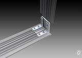 Winkelset "70" - Passend zu doppelseitigem Aluminiumprofil "70" (7004-22)