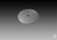 Foot disk round / 310 mm