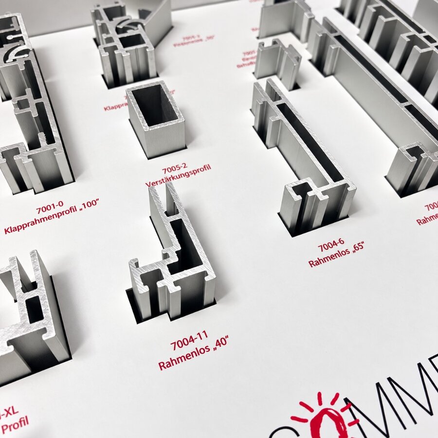 Musterbox – Profile im Detail – SOMMER GmbH