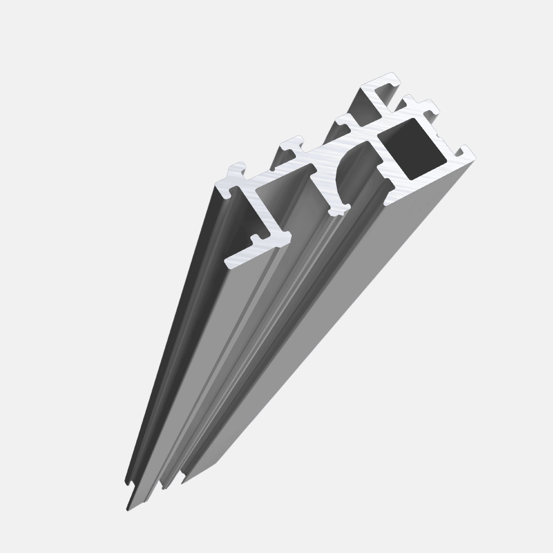 Einseitiges Aluminiumprofil „55“