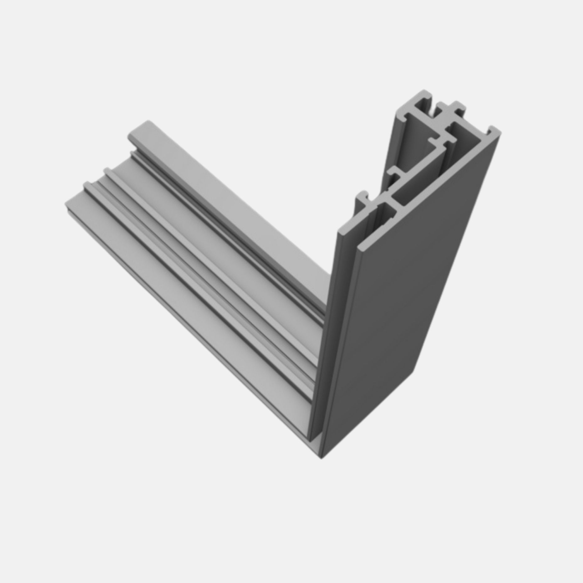 Einseitiges Aluminiumprofil „50“