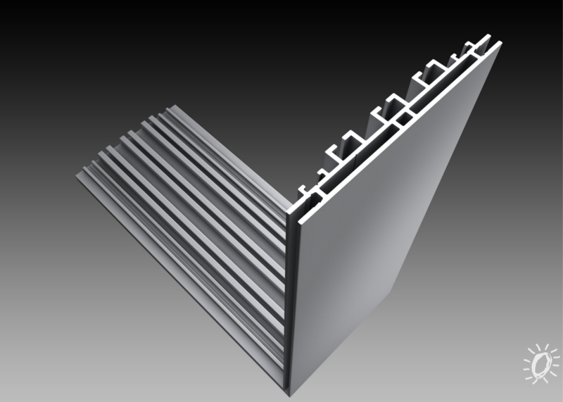 Doppelseitiges Aluminiumprofil „130“