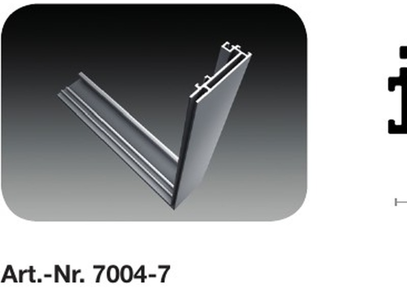 Einseitiges Aluminiumprofil „85“