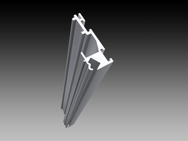 Einseitiges ClipOn-Frame Aluminiumprofil „17“