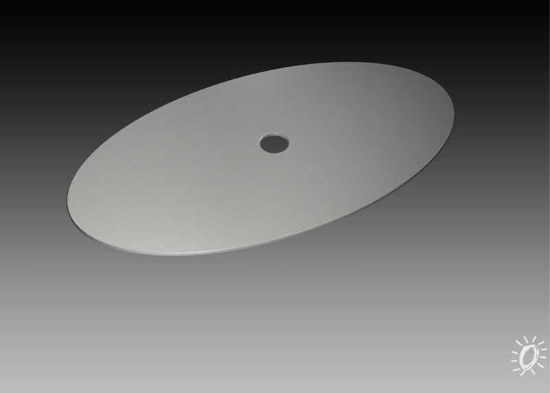 Fußteller oval 8452-0